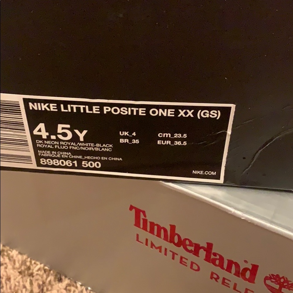 Blue Nike Foamposites